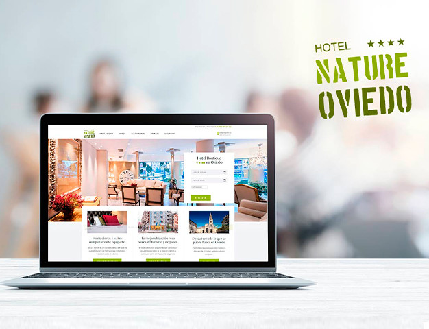 Imagen principal de proyecto de Diseño y Desarrollo Web WP Hotel Nature Oviedo