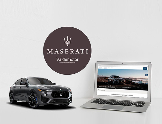 Imagen principal de proyecto de Diseño y Desarrollo Web WP Centro Maserati Asturias